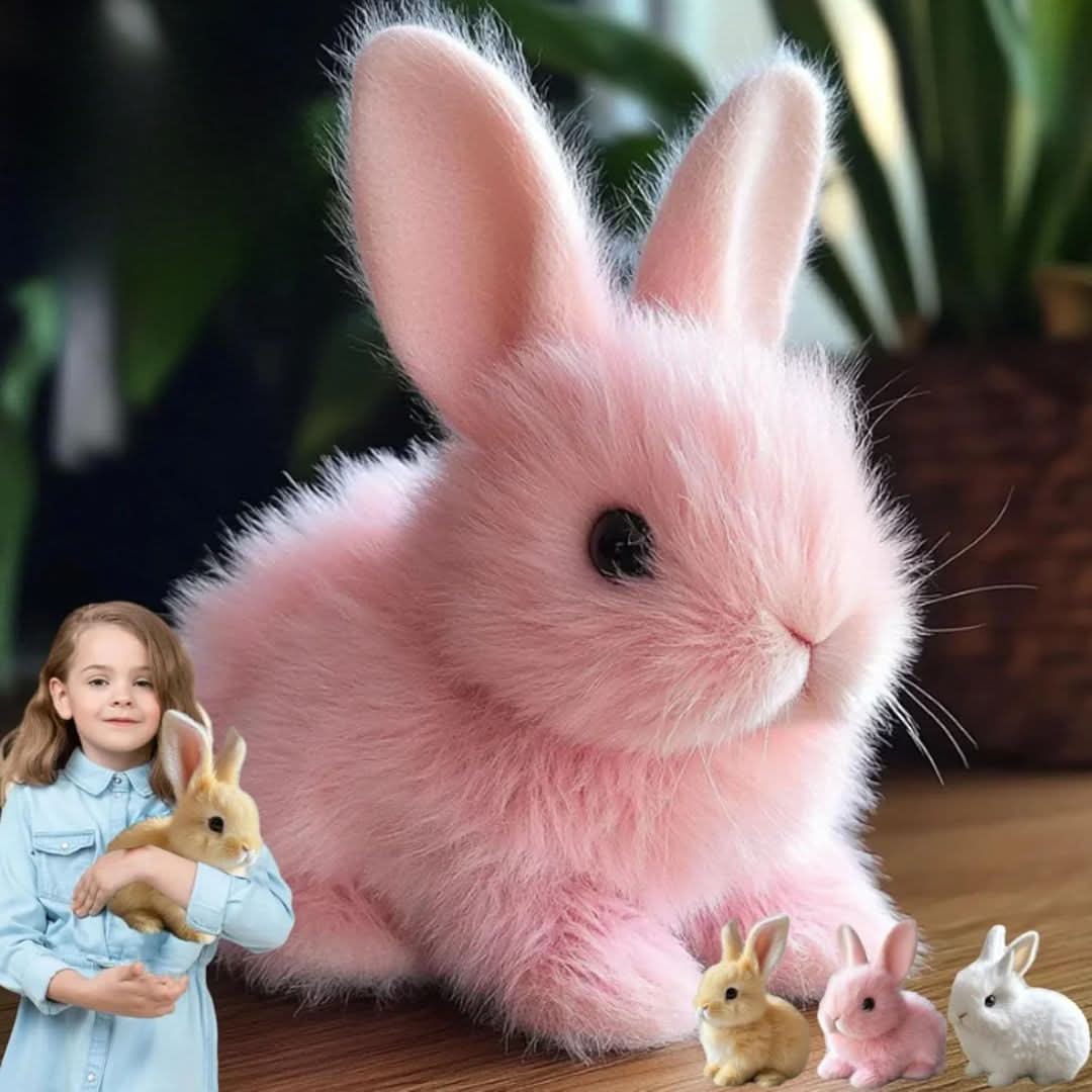 HOPPILOOM – Interactieve Pluche Haas met Realistische Bewegingen & Schattige Geluiden