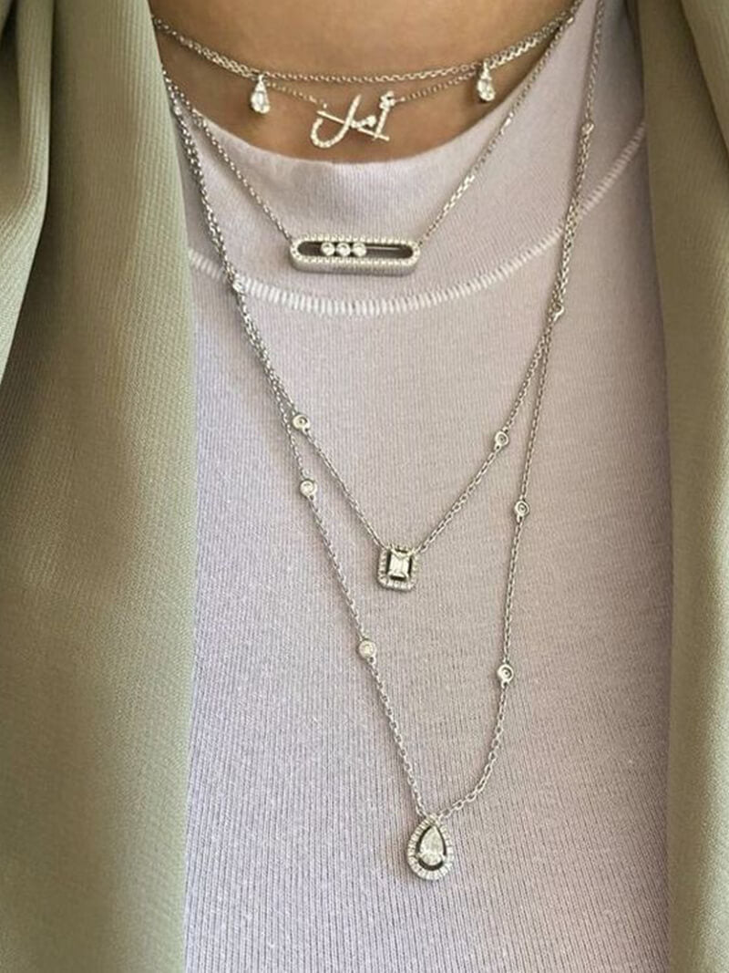 Filigraan collier voor dames