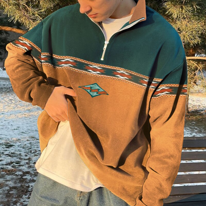 Marcelli | Engeland Retro Rits Sweater