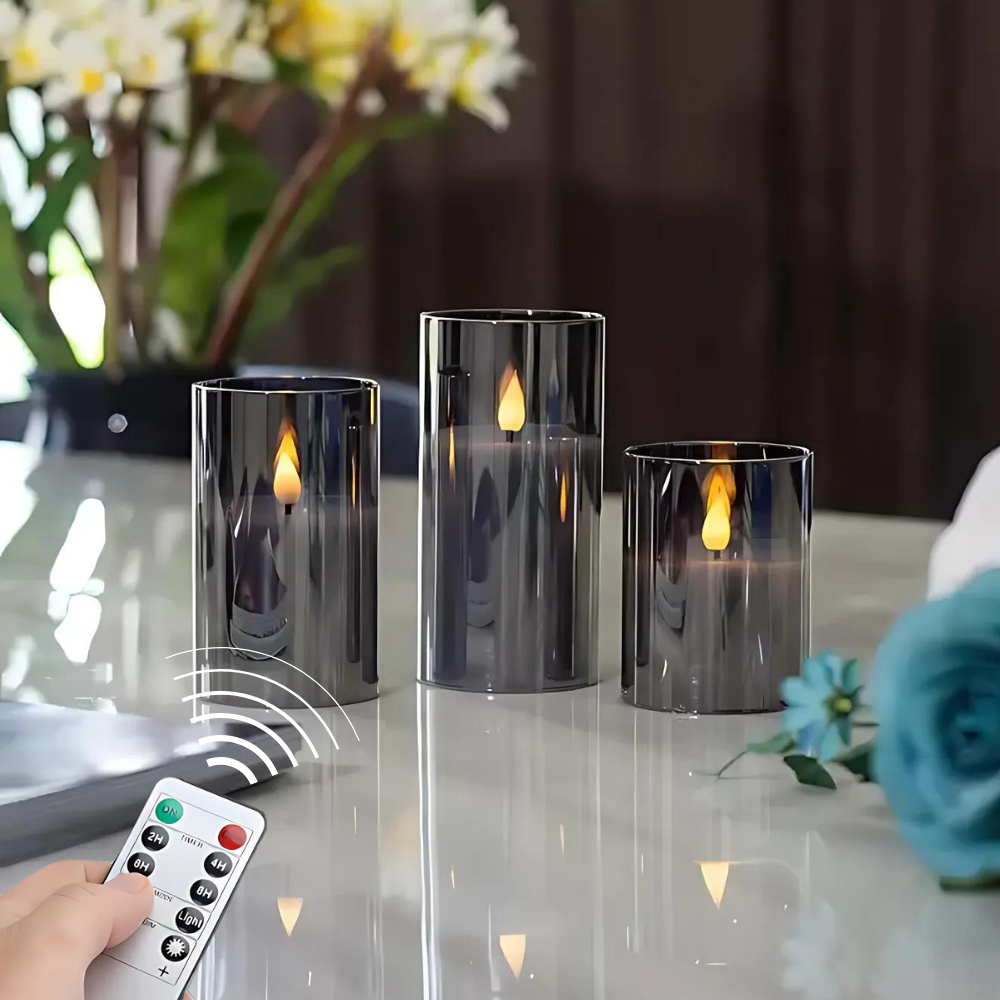LuxeLumen LED Kaarsenset | Elegante LED kaarsen met afstandsbediening voor sfeervolle ambiance