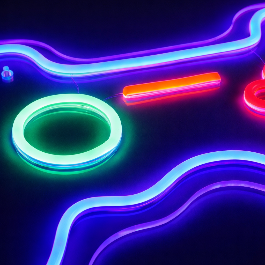 Joystick Neon Wandlamp