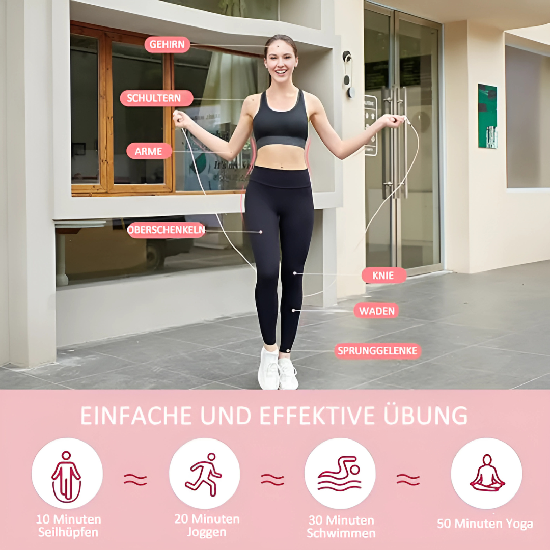FitCount Smart Draadloos Springtouw | Fitness, vereenvoudigd