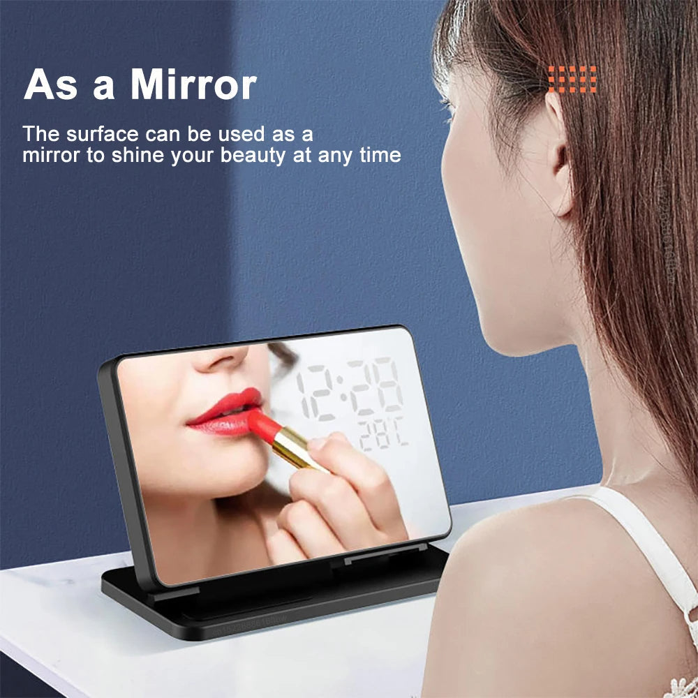 3-in-1 Snelladerstation | Premium Draadloze Snellader Dockingstation met Alarmklok | voor Apple iPhone, Watch & AirPods