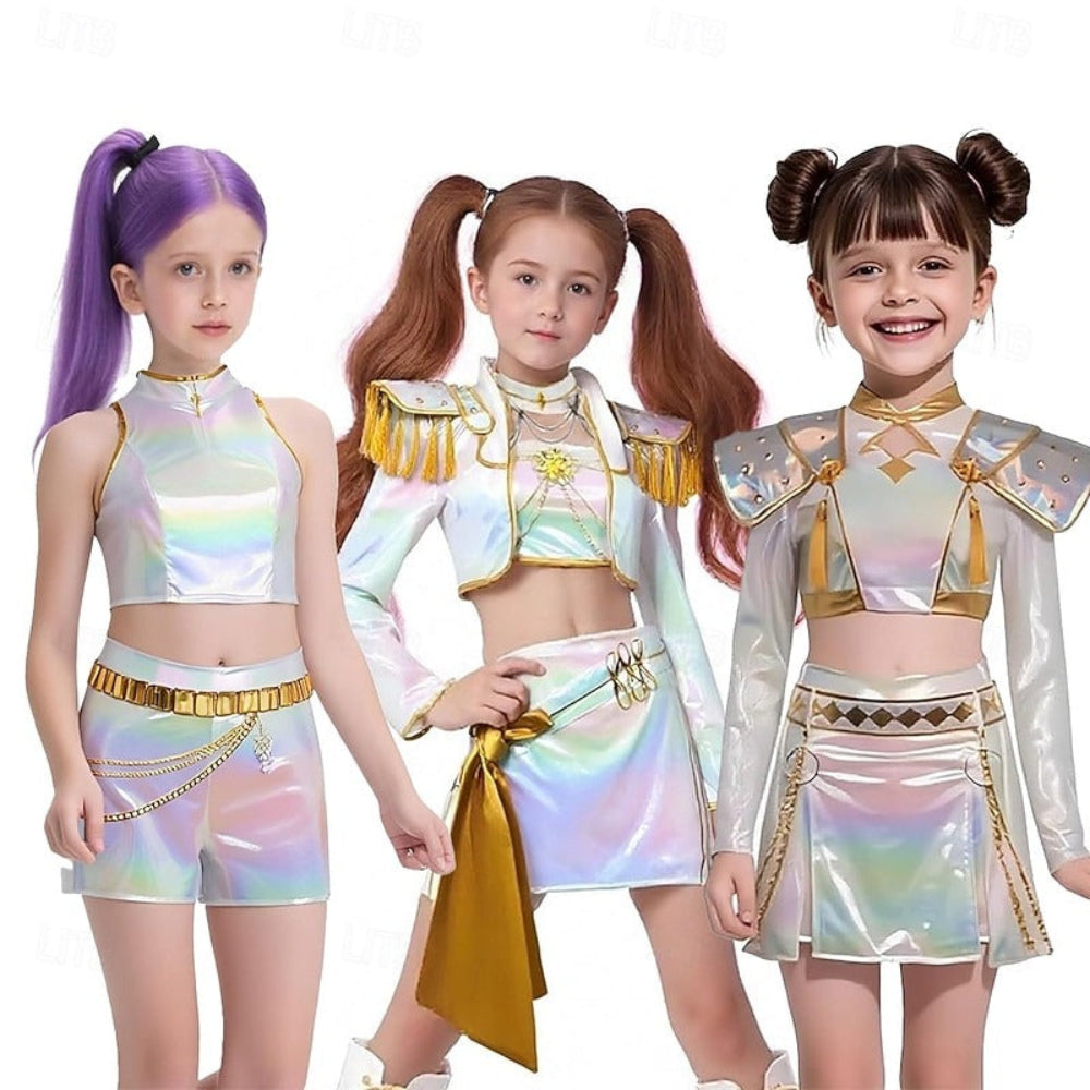 Kinderen Kpop Halloween Kostuum Idol Outfit