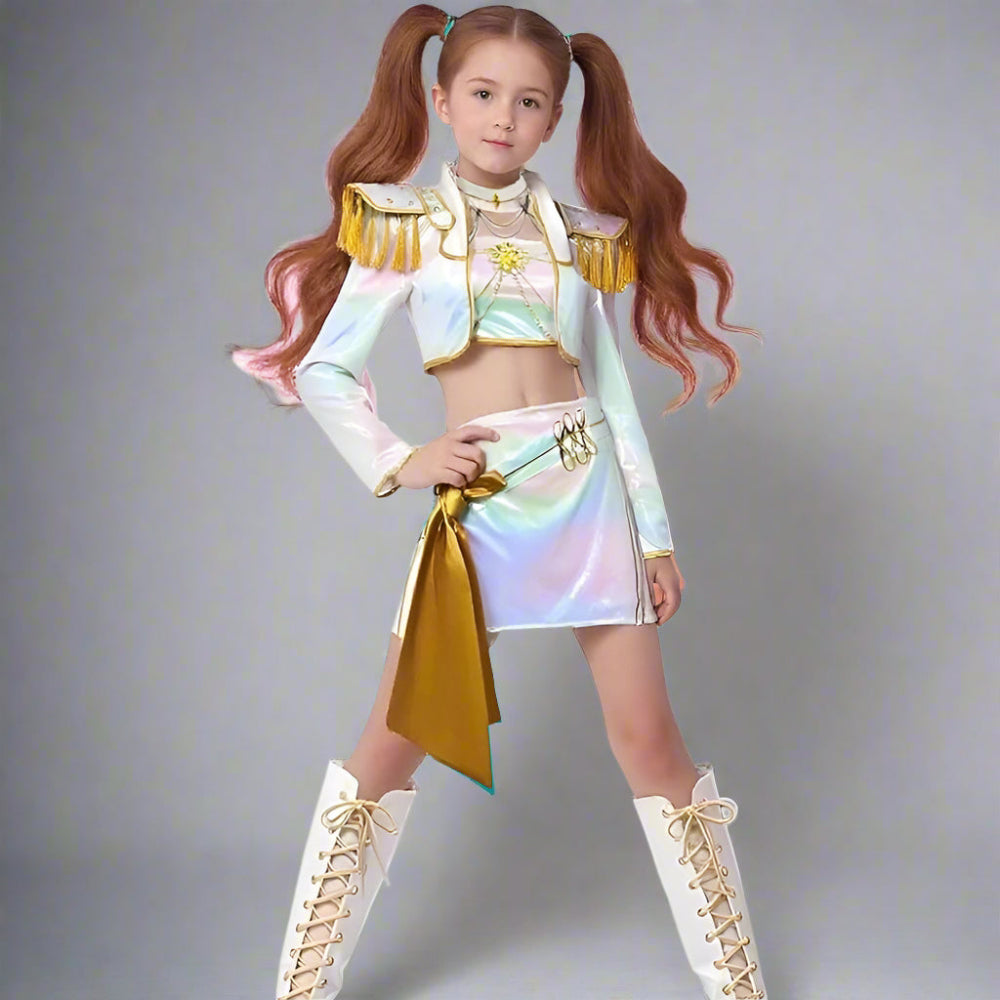 Kinderen Kpop Halloween Kostuum Idol Outfit