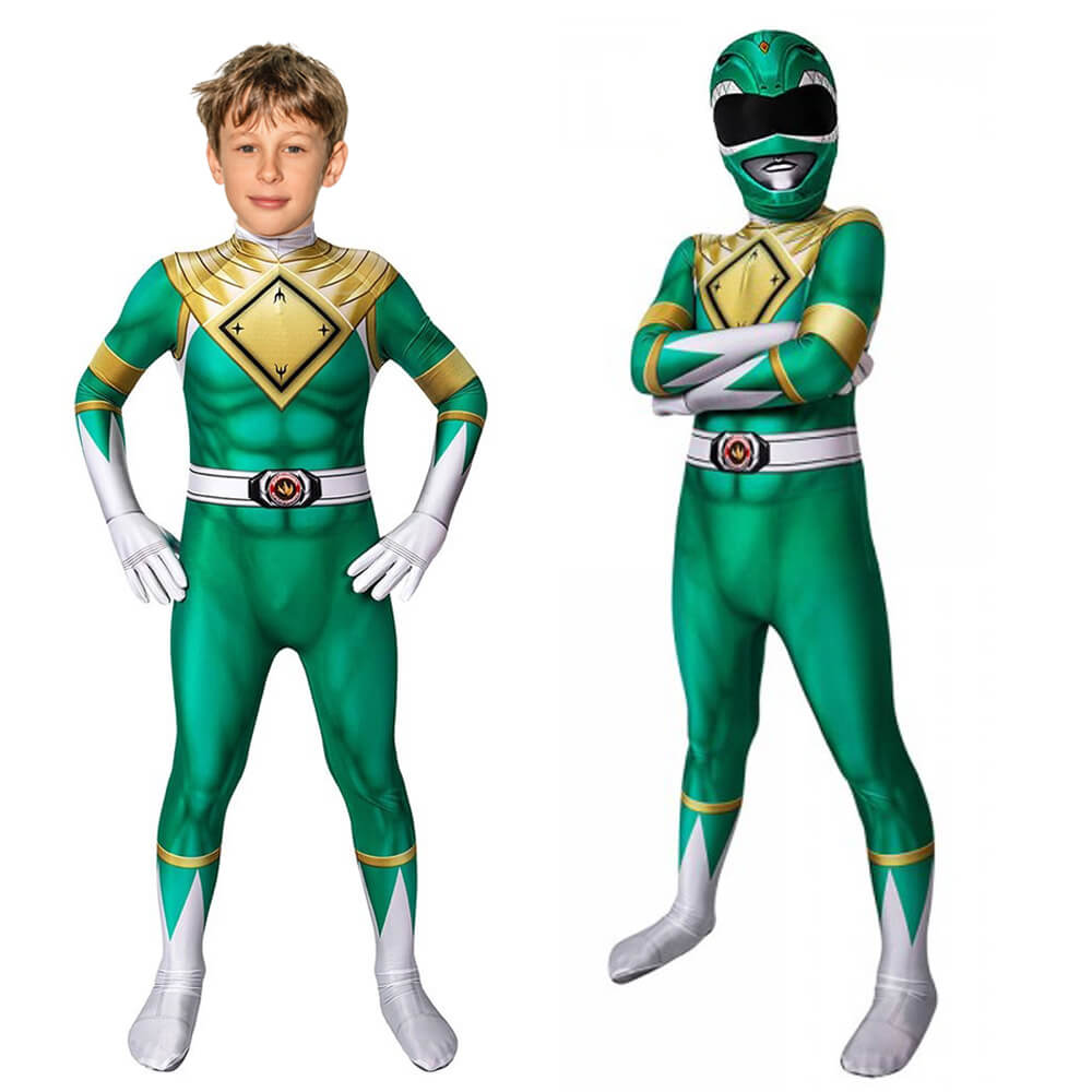 Kid Ranger Halloween Kostuum Jumpsuit | Superheld Cosplay