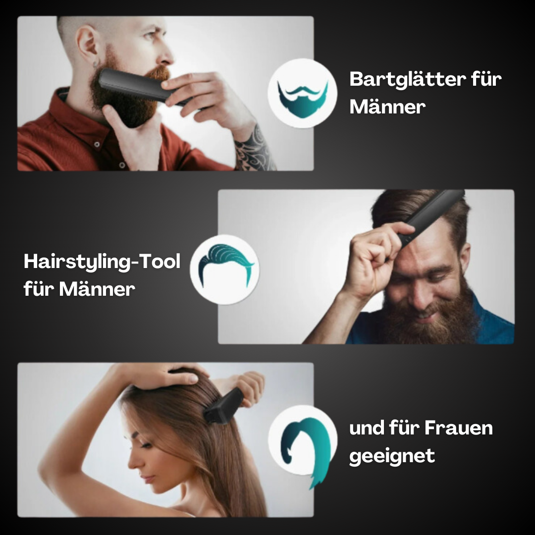 BeardMaster | Draadloze Negatieve Ion Beard Styler