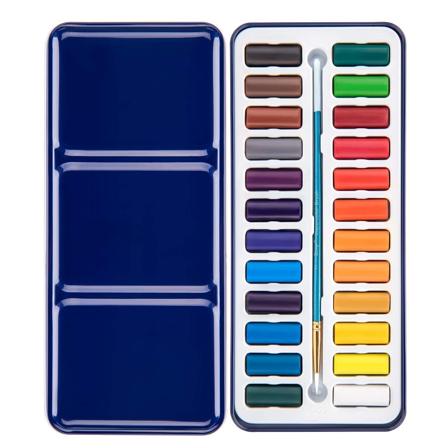 Kunstboek | Aquarel Werkboek Beginners | Stap voor Stap Schilderboek | AquaBliss