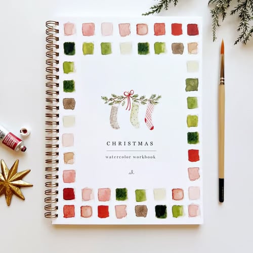 Kunstboek | Aquarel Werkboek Beginners | Stap voor Stap Schilderboek | AquaBliss