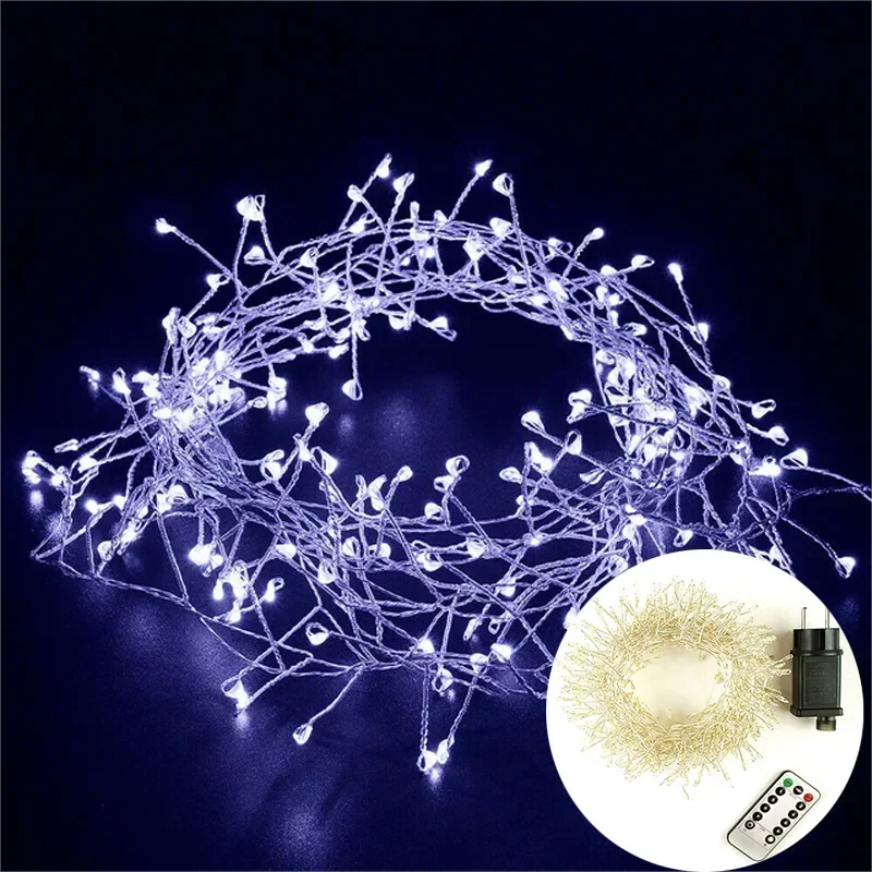 LED Kerstverlichting met Zilverdraad – Tot 1000 Meerkleurige LED-lampjes, IP44 voor Binnen & Buiten
