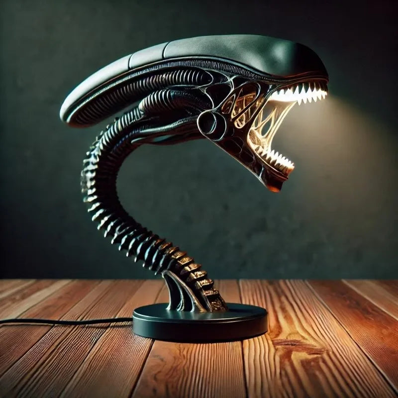 Alien Sci-Fi Bureau Lamp van Hars voor Een Bedreigende Verlichting