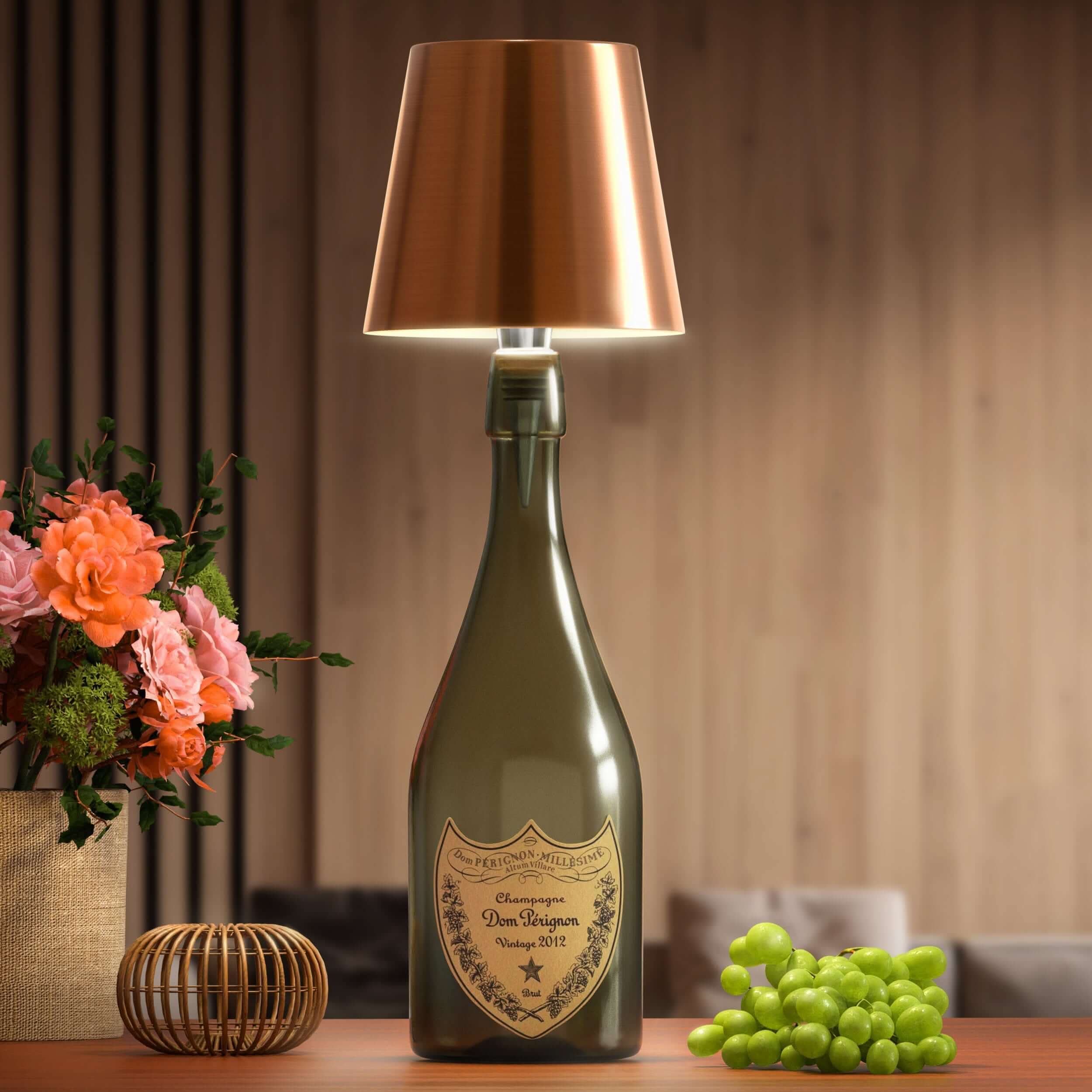 Draadloze Flessenlamp – Elegante en Originele Verlichting