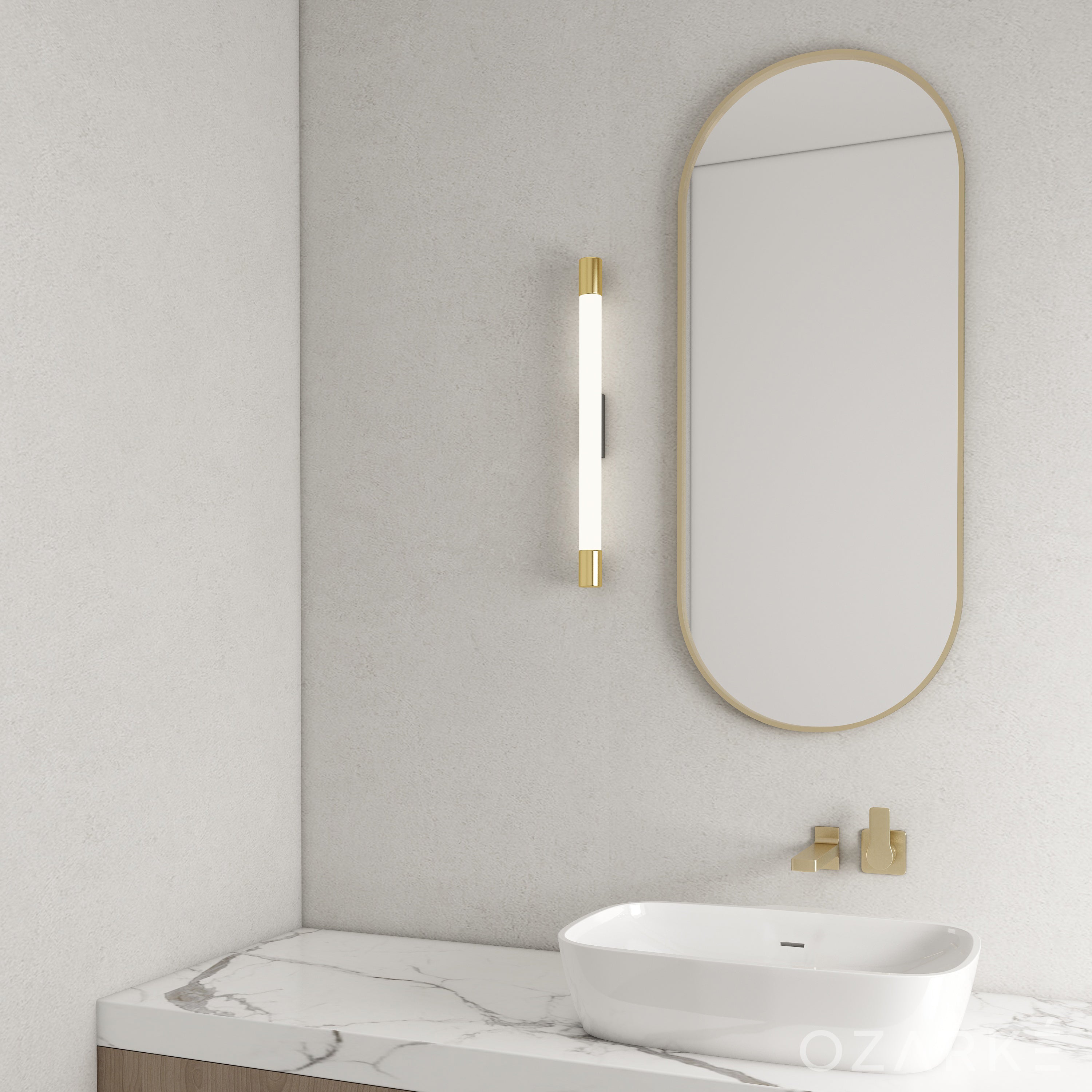 Léger Spiegel Licht Wandlamp