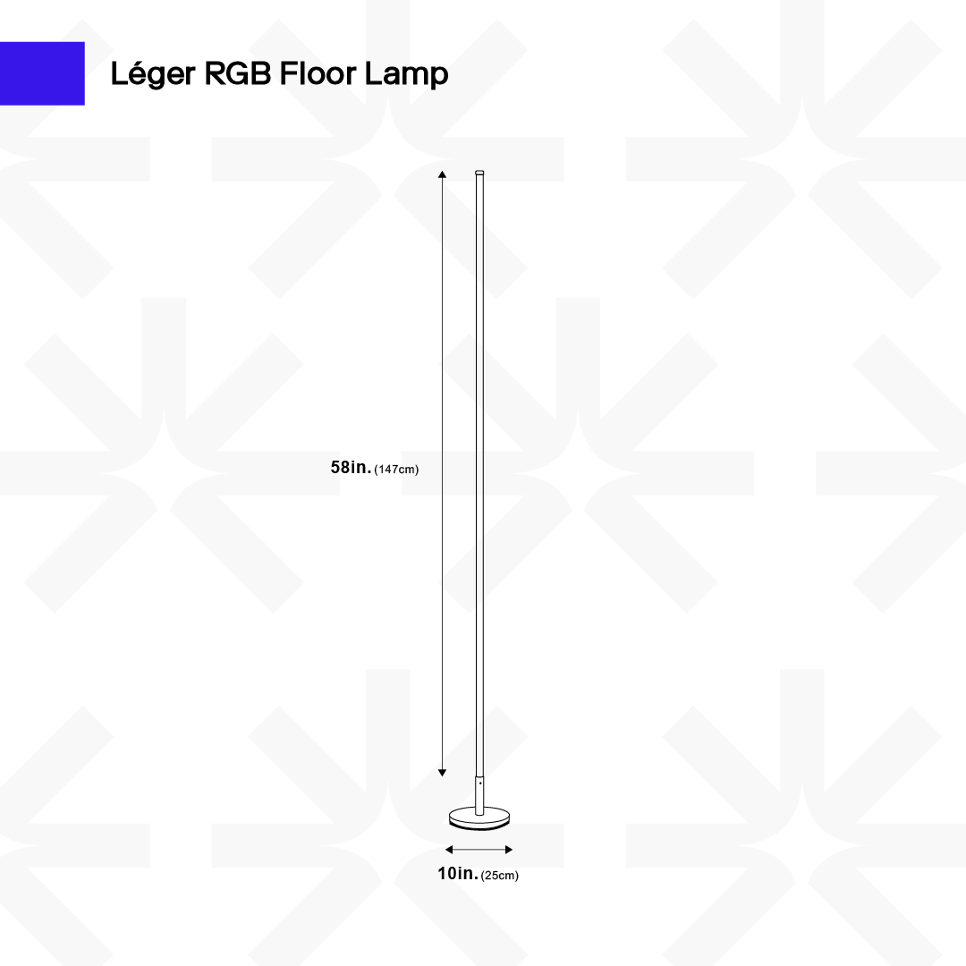 Léger RGB Vloerlamp