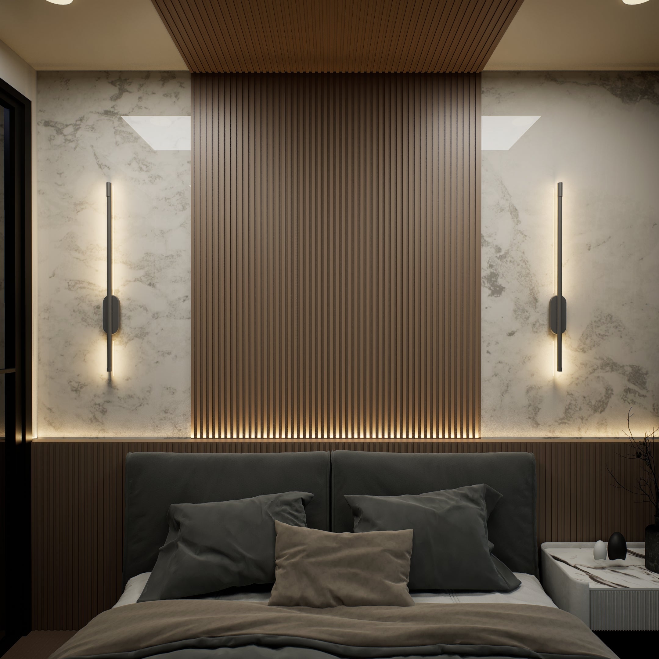 Léger Ovale Wandlamp