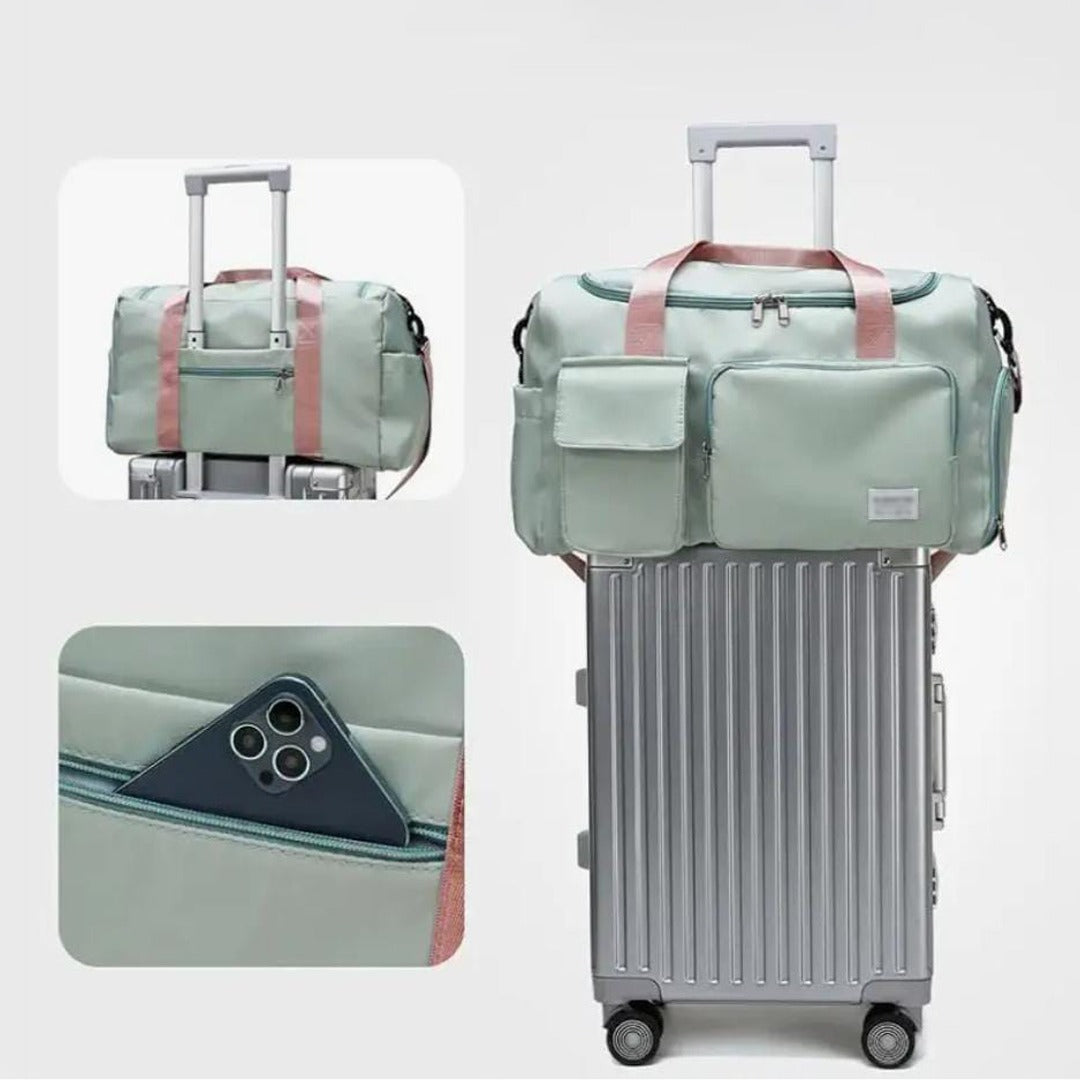 Sandsberg | Reisetasche Sport-Duffle | Mehrere Fächer mit Schuhfach