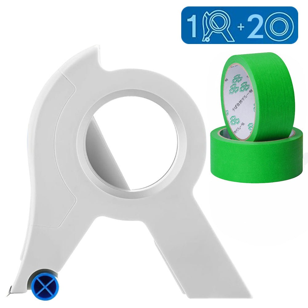 Verfafplak Applicator Voor Schone Verf Randen Met Snijder En Rollen