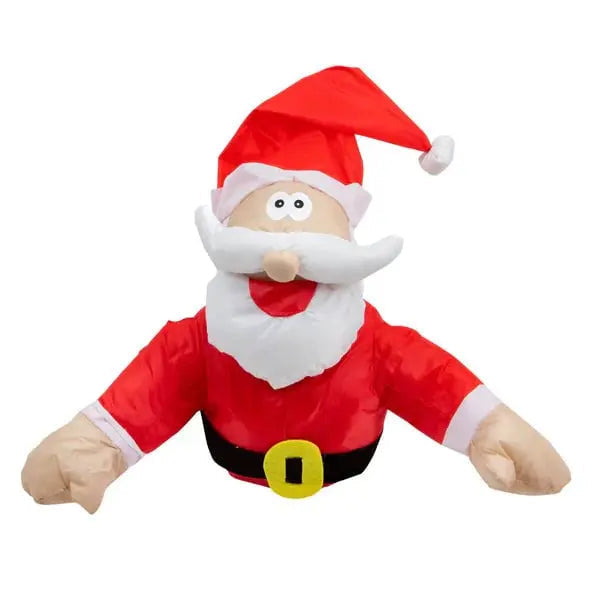 Vrolijke Kerstvensterfiguur ClausKlap – Bewegende, geluid geactiveerde decoratie