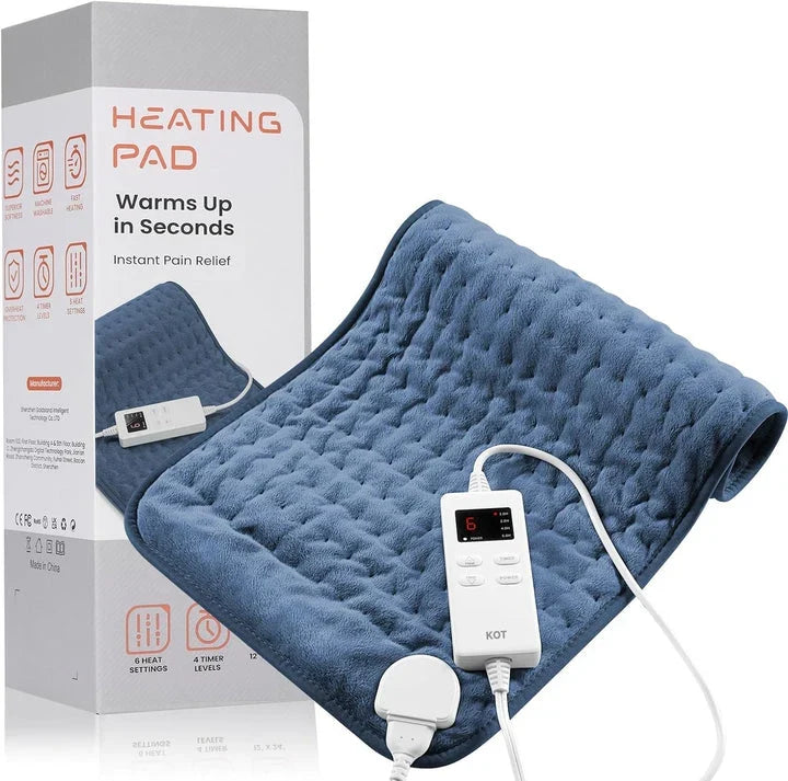 Elektrisch Warmtekussen van Microplush met Verstelbare Warmte en Automatische Uitschakeling