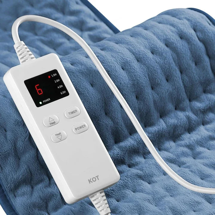 Elektrisch Warmtekussen van Microplush met Verstelbare Warmte en Automatische Uitschakeling