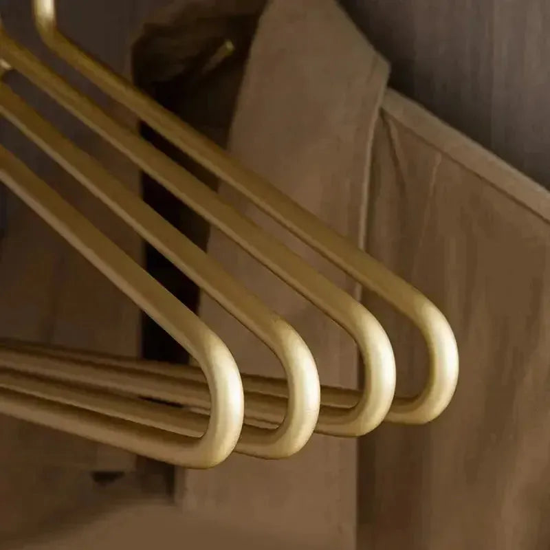Luxe pakkenmatte kledinghangerset 4 plus 1