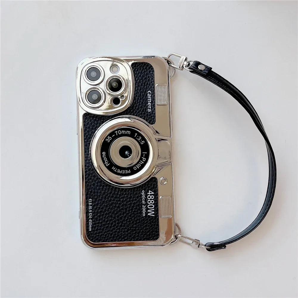 VintageCam Telefoonhoesje | Retro Stereo Camerastijl Hoesje voor iPhone