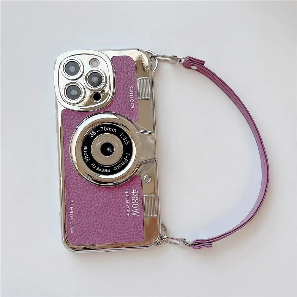 VintageCam Telefoonhoesje | Retro Stereo Camerastijl Hoesje voor iPhone