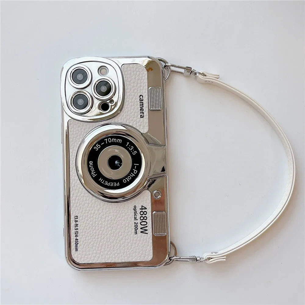 VintageCam Telefoonhoesje | Retro Stereo Camerastijl Hoesje voor iPhone