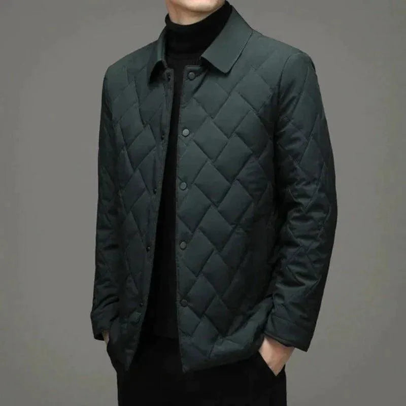 UrbanShell Heren Softshell Jack – Waterdichte Business Winterjas met Isolatiefutter