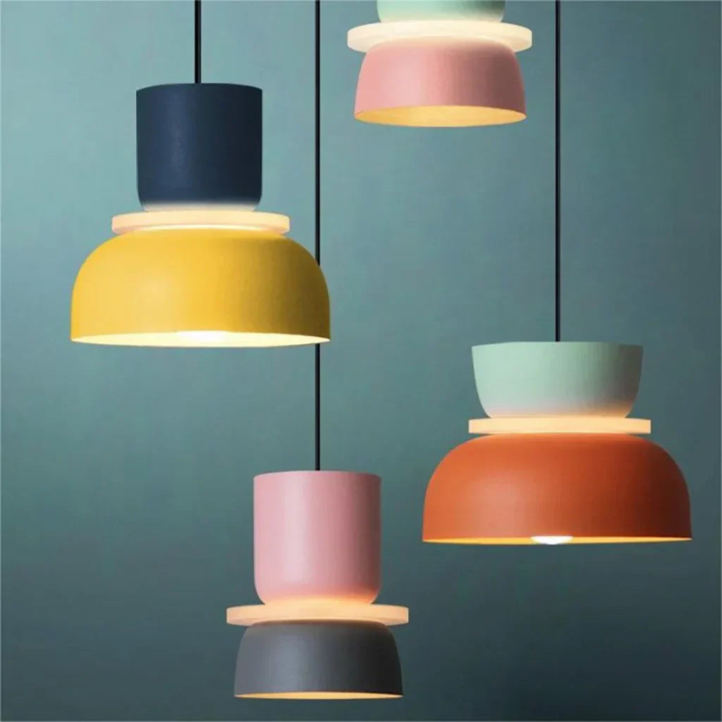 Dulcy Kleurblok Nordic Hanglamp