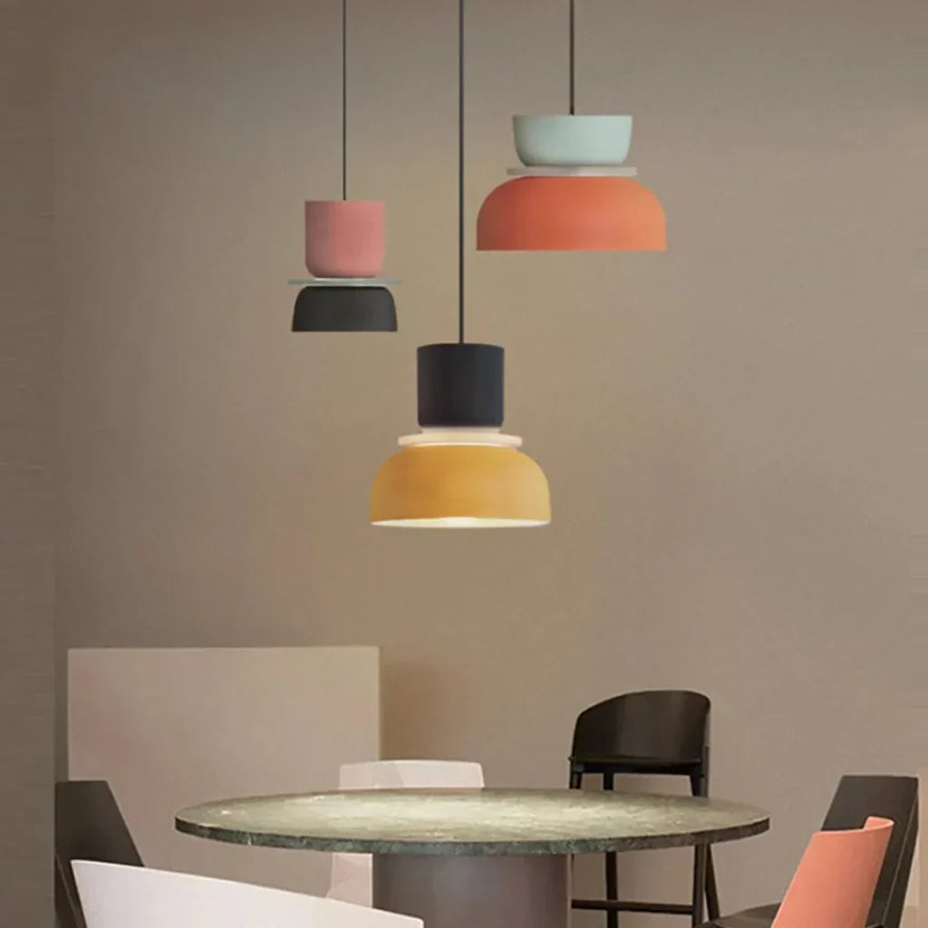Dulcy Kleurblok Nordic Hanglamp
