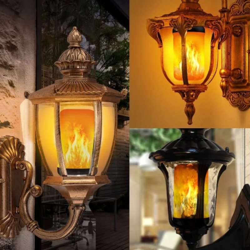 FlameGlow LED Lamp – Flikkerend Vlam Effect voor een Warme en Gezellige Sfeer