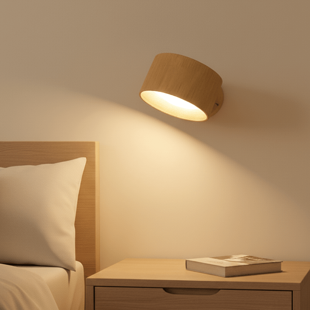 SCANDIGLOW – Draadloze Scandinavische wandlamp met afstandsbediening