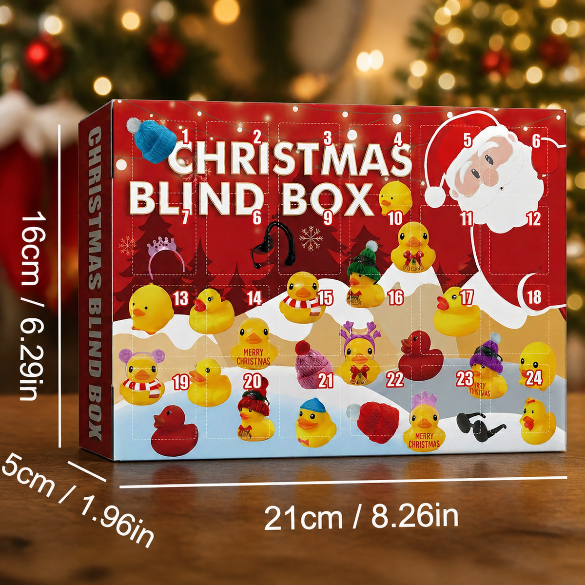 Kerst Adventskalender met Gummipoppen