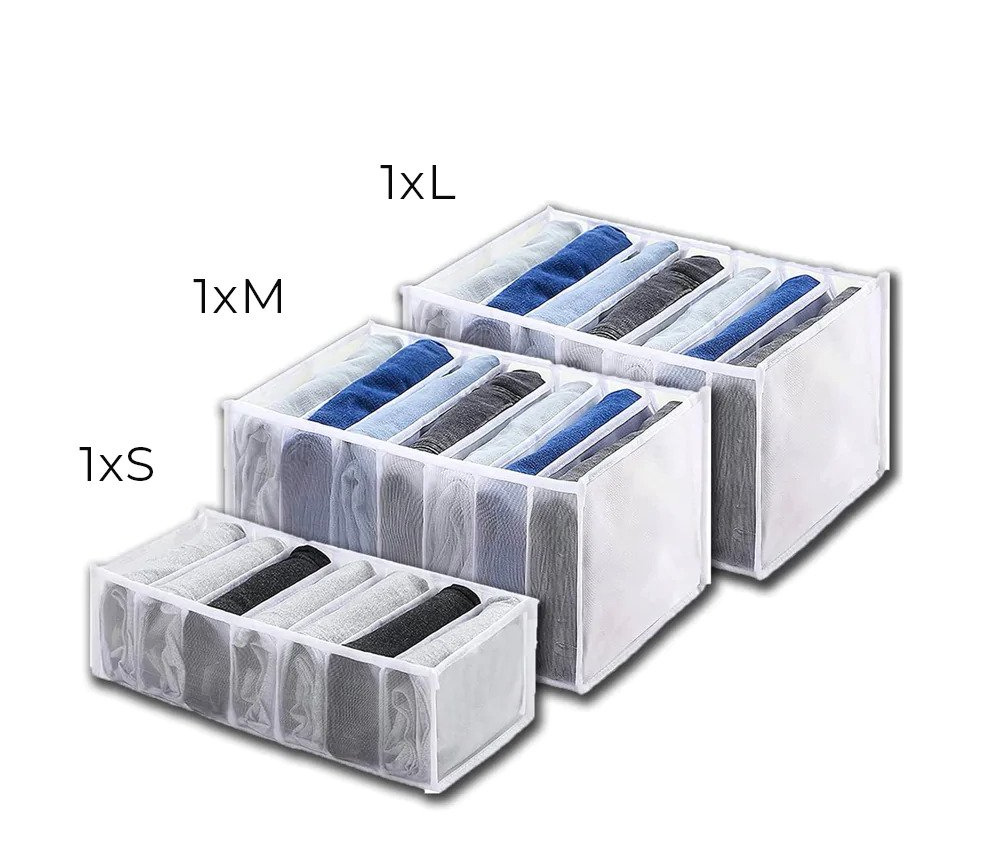 Opslagdoos kit om je lades te organiseren (x3)