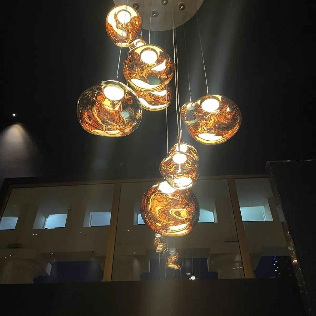 Meervlamige Hanglamp | Sculpturaal Melt Ontwerp