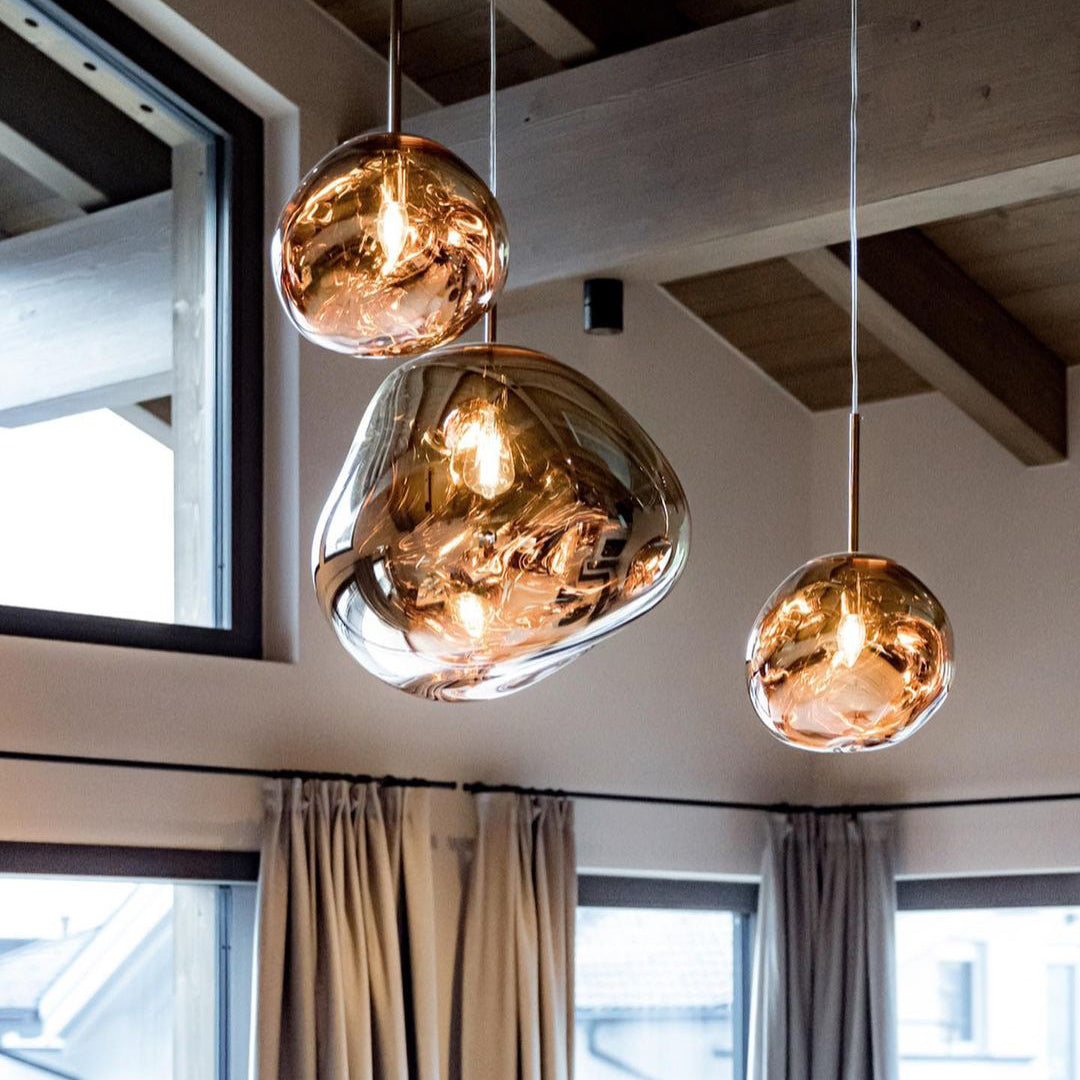 Meervlamige Hanglamp | Sculpturaal Melt Ontwerp