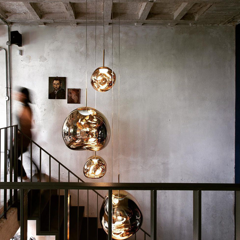 Meervlamige Hanglamp | Sculpturaal Melt Ontwerp