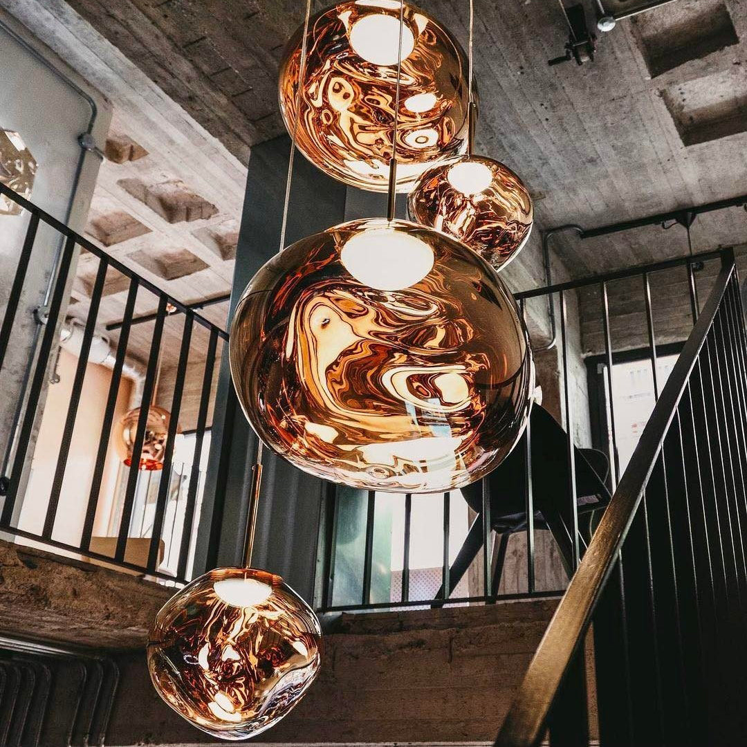 Meervlamige Hanglamp | Sculpturaal Melt Ontwerp