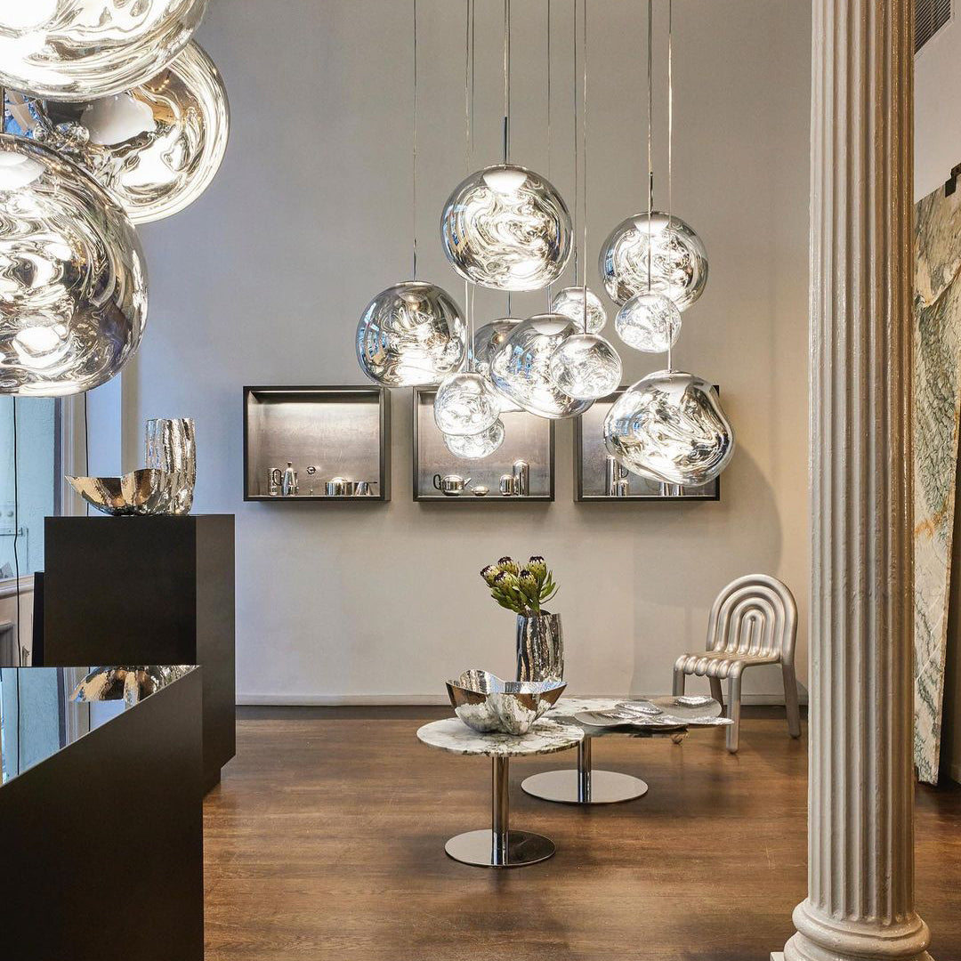 Meervlamige Hanglamp | Sculpturaal Melt Ontwerp