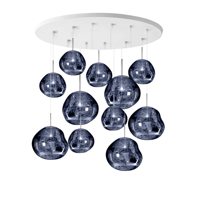 Meervlamige Hanglamp | Sculpturaal Melt Ontwerp