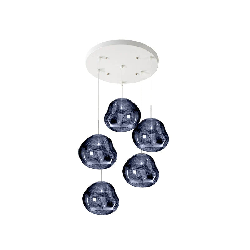 Meervlamige Hanglamp | Sculpturaal Melt Ontwerp