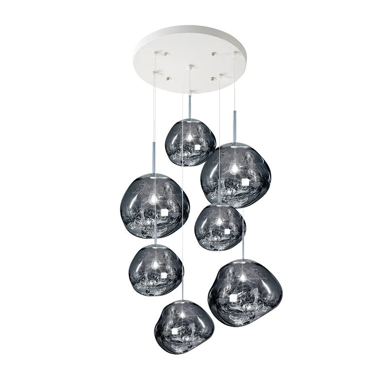 Meervlamige Hanglamp | Sculpturaal Melt Ontwerp