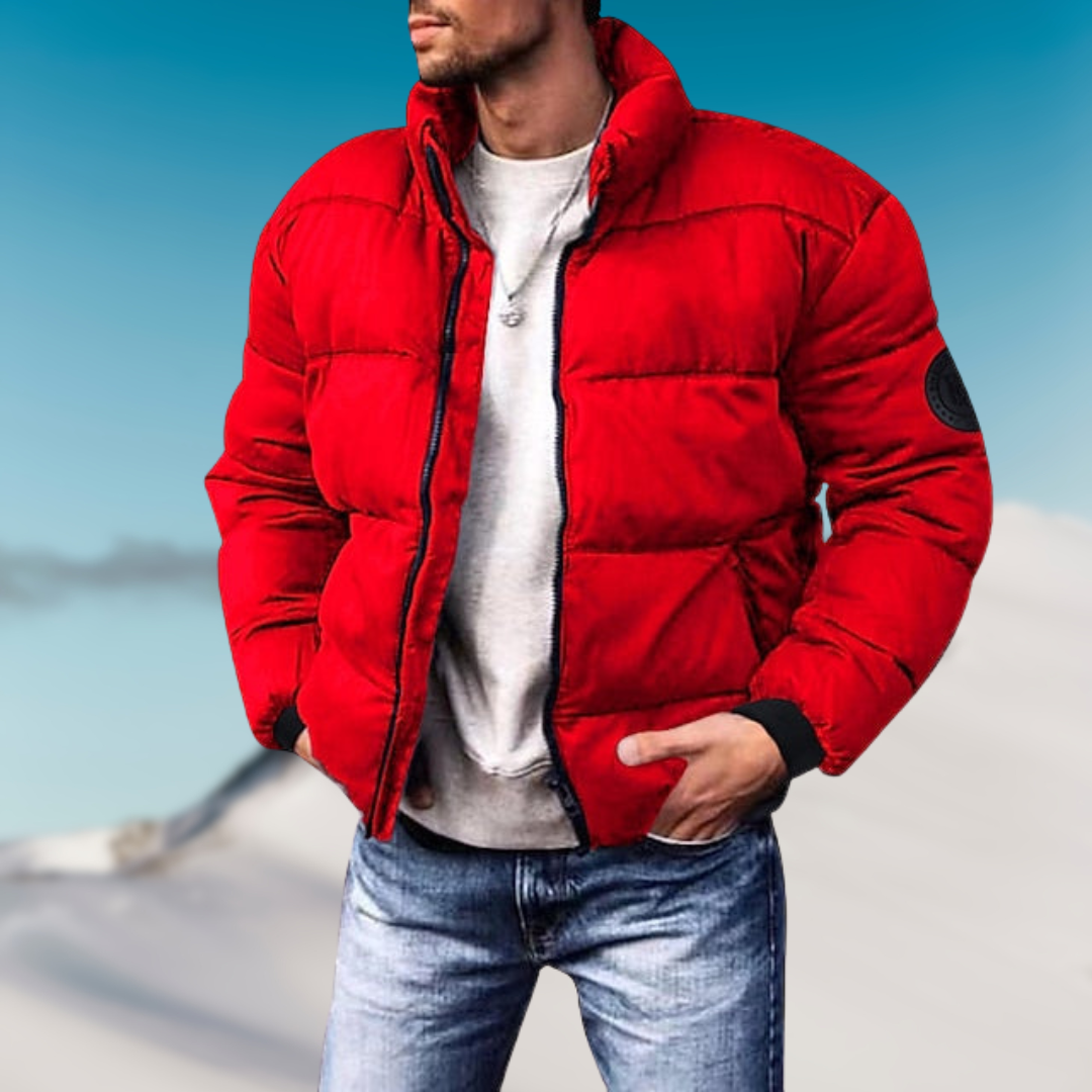 MetroWarm Heren Pufferjack – Stijlvolle Winterjack met Comfortabele Pasvorm