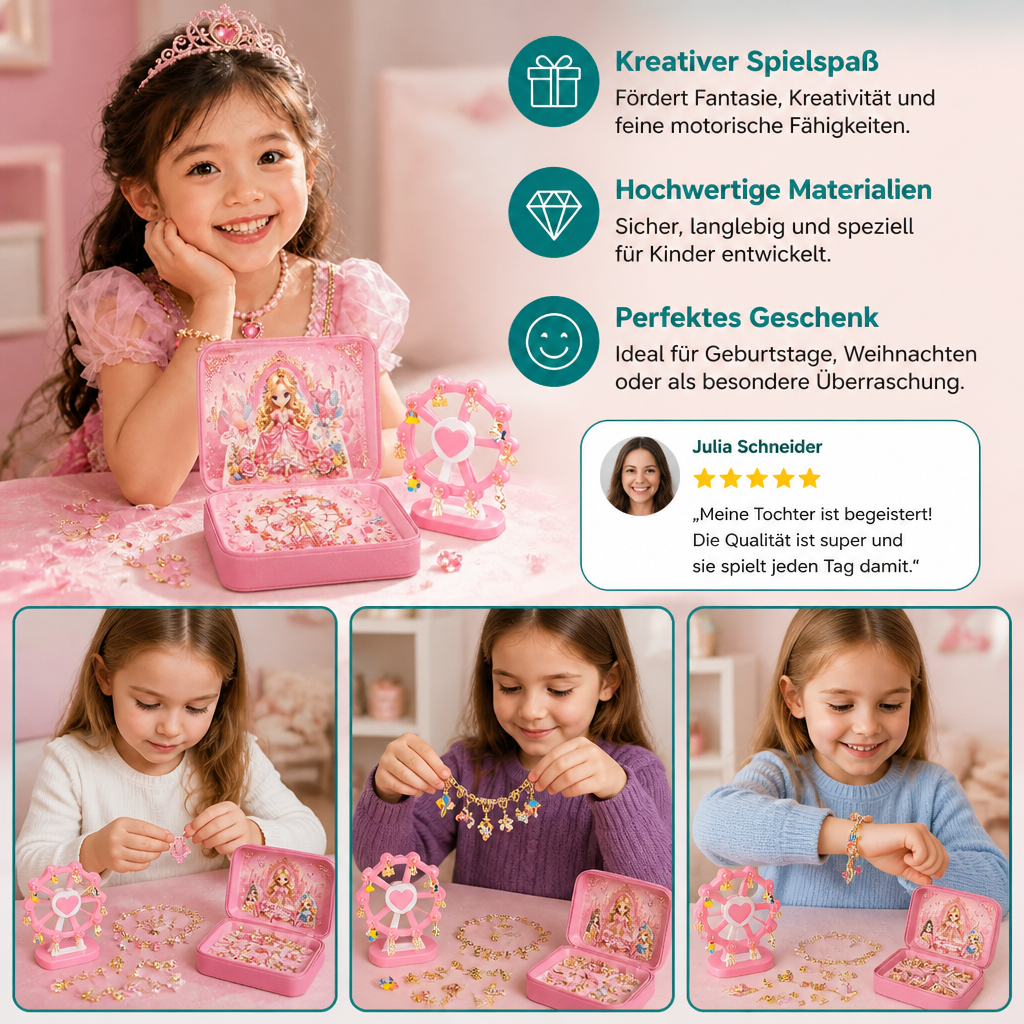 Prinsessen Adventskalender – DIY Sieraden- & Armbandenset