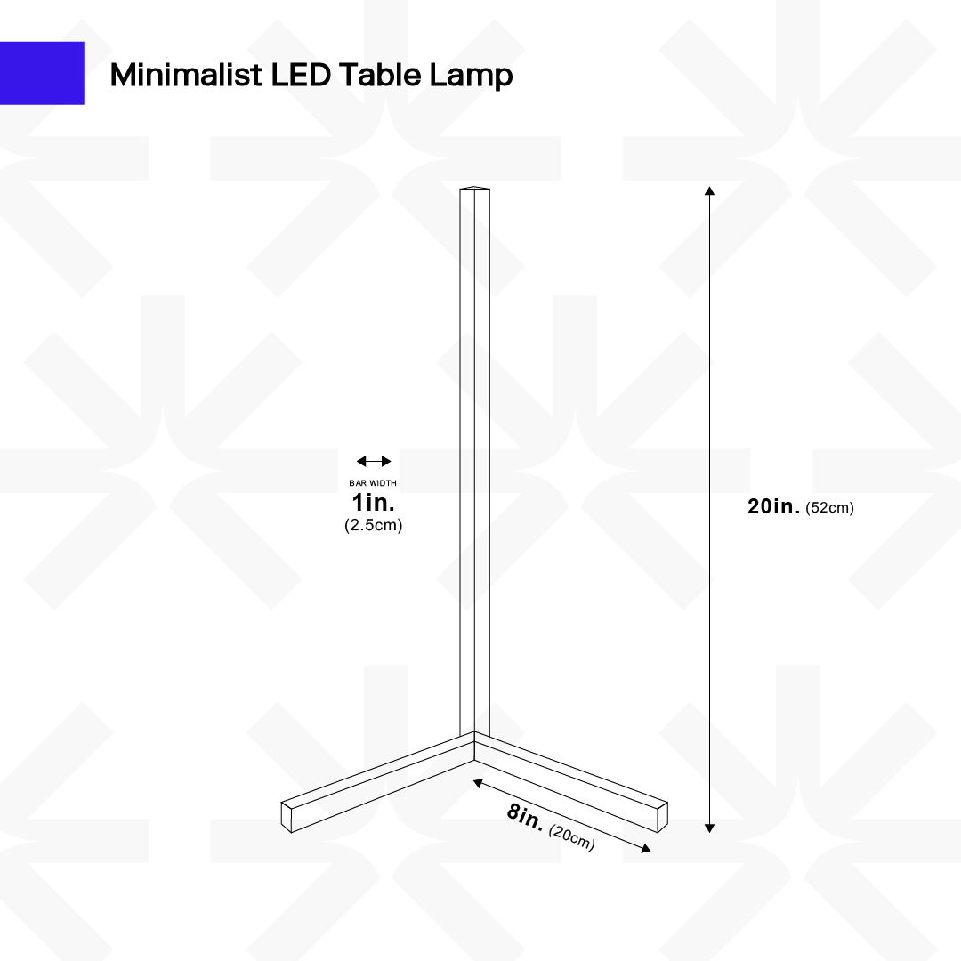 Minimalistische LED Tafellamp