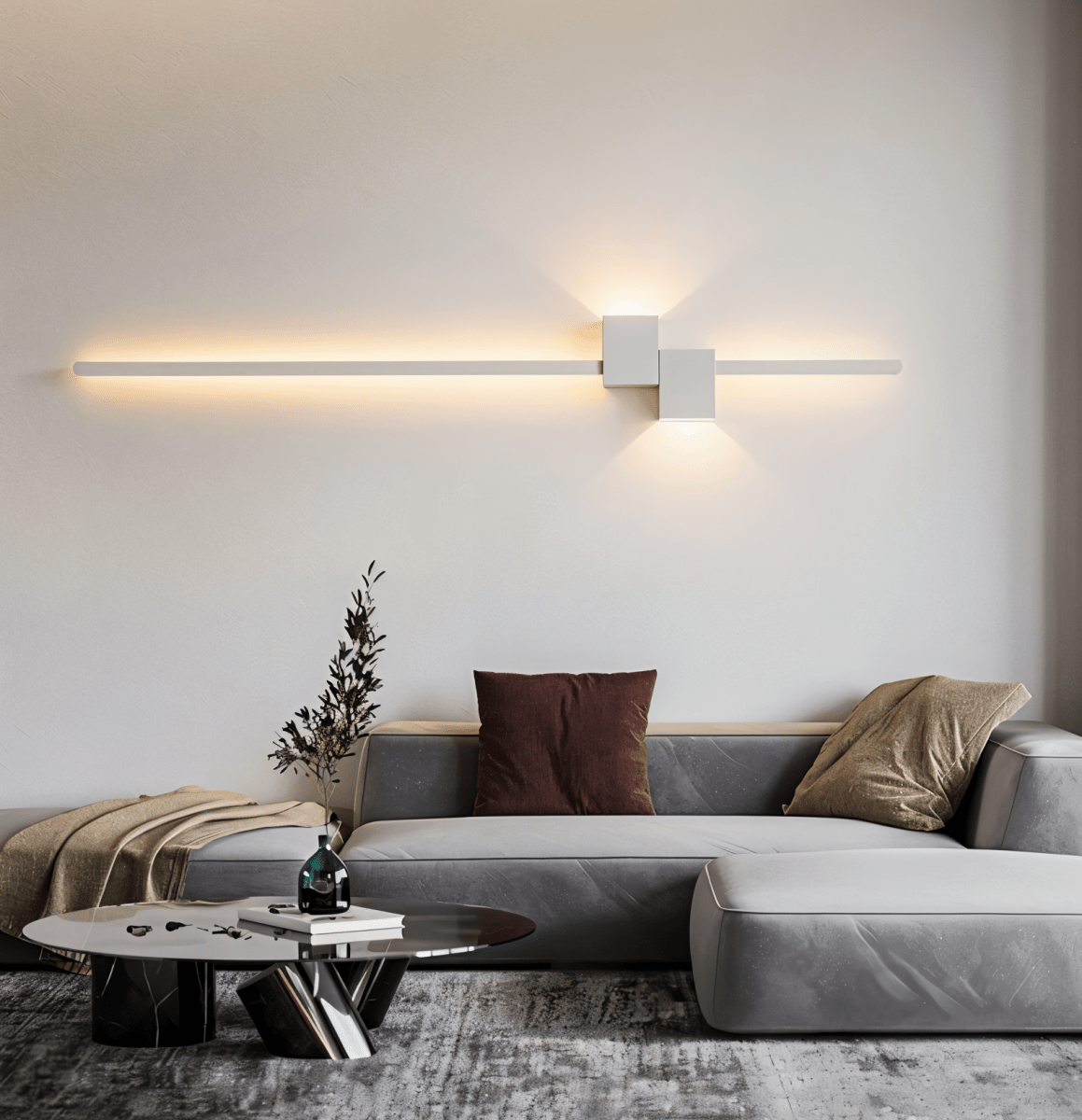 LINESTRIPE – Minimalistische LED Wandlamp voor een moderne sfeer
