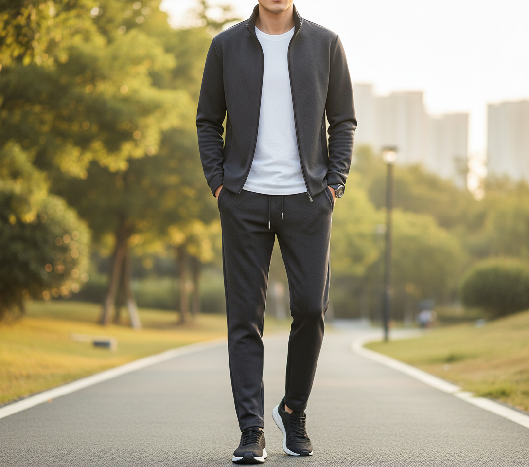 FlexiForm Trainingsset – Comfortabele Unisex Trainingspak van Lycra met modern ontwerp
