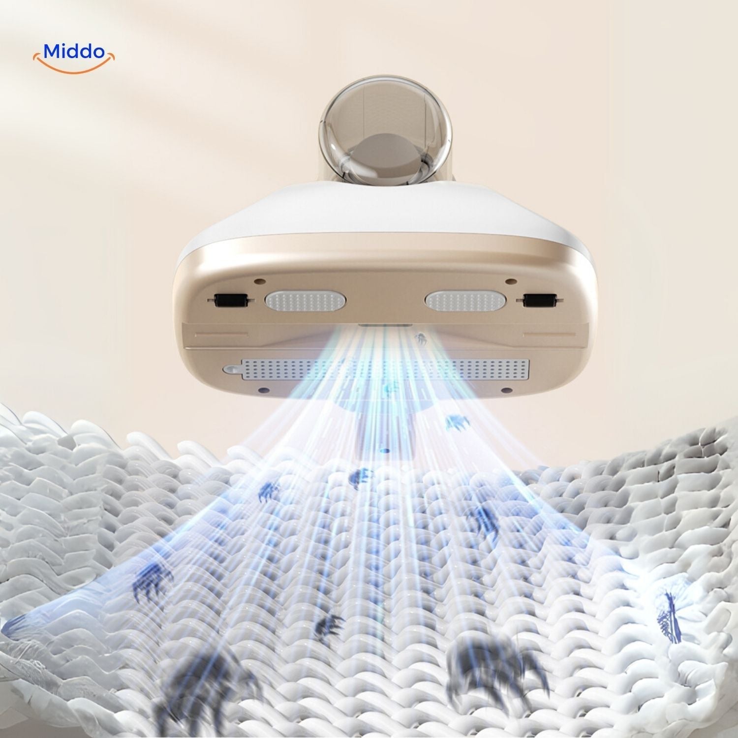 ReinClean MopVac™ | Draadloze stofzuiger met krachtige zuigkracht & effectieve mijtenverwijdering!