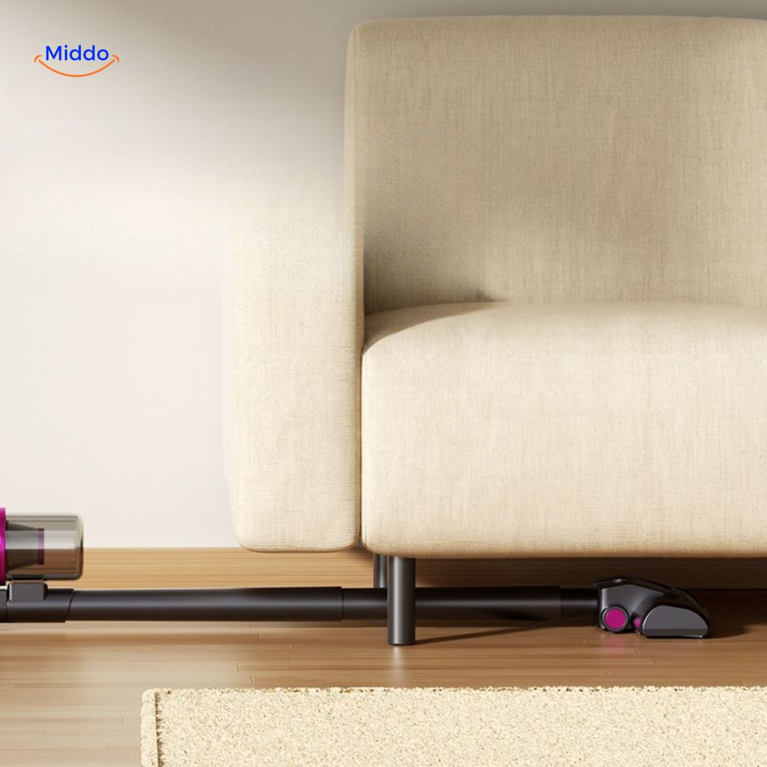 ReinClean MopVac™ | Draadloze stofzuiger met krachtige zuigkracht & effectieve mijtenverwijdering!